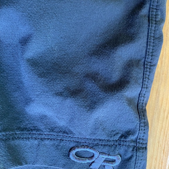 Women’s Outdoor Research long black shorts.  Size 4 - Picture 3 of 7